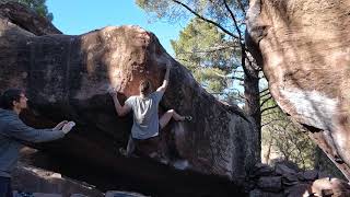 Video thumbnail de Papipeich, 7c+. Albarracín