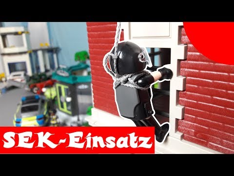 SEK Einsatz - Playmobil Polizei Feuerwehr Film deutsch - stop motion | Plegus