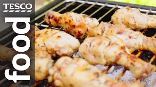How to Make BBQ Chicken with a Lemon and Herb Marinade