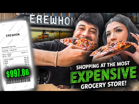 EATING AT THE WORLDS MOST EXPENSIVE GROCERY STORE!!!!!