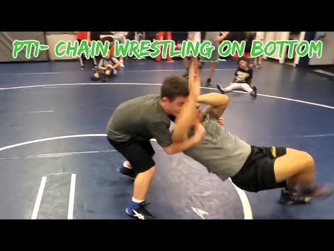 Pt1- Chain Wrestling Bottom, Change Over, Knee Slide, Stand Up, Hip Heist