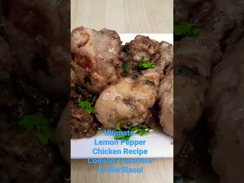 Lemon Pepper Chicken Recipe #lemonpepperchicken #shorts #ytshorts #chickenrecipe #merirasoi #food