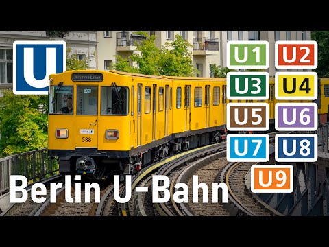 [4K] 🇩🇪 Berliner U-Bahn | Alle Linien