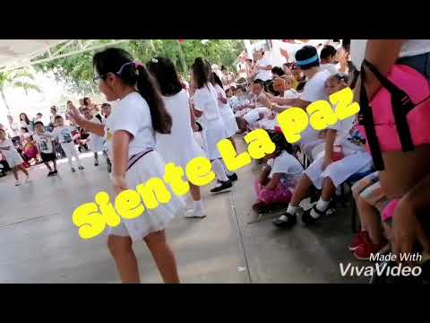 Siente La Paz. Alumnos 3°A. Kinder Narcizo Mendoza.