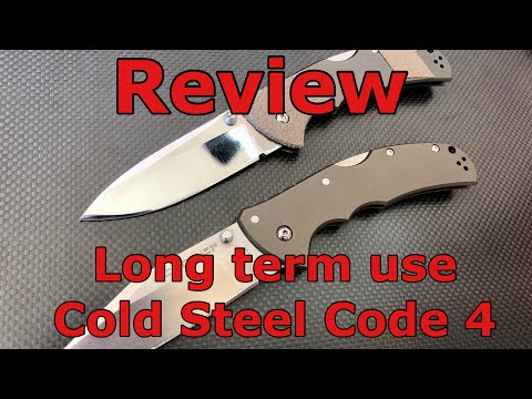 Review: Long term use of cold steel code 4