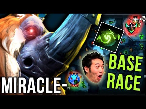 Miracle- EPIC Magnus Refresher Orb Build 2x RP's Insane Base Race - Dota 2