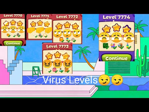 Toon Blast Levels 7770 7771 7772 7773 7774 - Virus Levels🙄