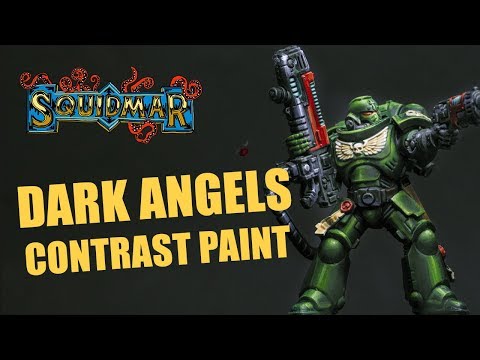 How to Paint Primaris Dark Angels with Contrast Paints (Hellblaster Sergeant)