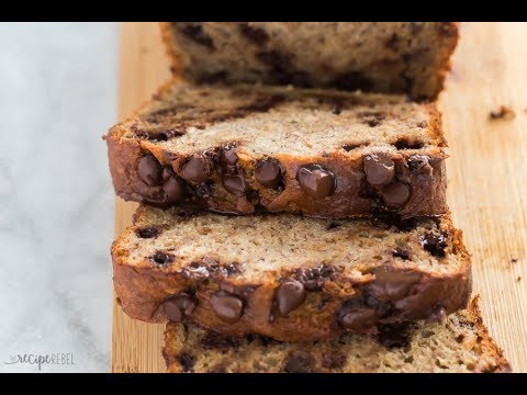 How to make Chocolate Chip Banana Bread | The Recipe Rebel