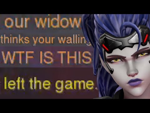 killing the enemy widow so many times she leaves the game - Aimbottz Gameplay