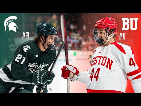 #1 Boston University vs #3 Michigan State FULL GAME HIGHLIGHTS | 10/18/25