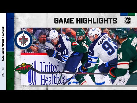 Jets @ Wild 10/19/21 | NHL Highlights