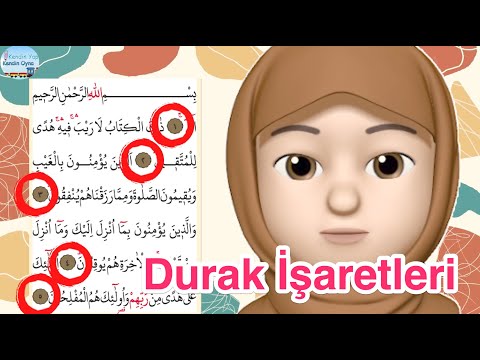 Tecvid Öğreniyorum - Durak (Vakıf) işaretleri