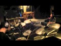 Recording rhythm section for "Miss You" (The ...