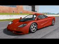 BeamNG Drive McLaren F1 1994 Car Show Test Drive Crash 4K 60fps