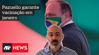 Schelp: Para o plano de Pazuello dar certo, Bolsonaro tem que parar de sabotá-lo