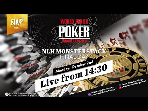 🏆€100K For First! 💶 Final Day of €550 WSOPC Monsterstack Ring Events #6 | 2023