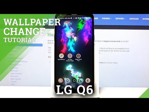 Download Animated Wallpaper - LG Q6 & Magic Fluids App