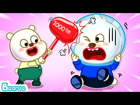 Help, I'm Stuck 😭 Bearee Got His Head Stuck in Glass Jar | Safety Tips for Kids by Bearee Channel