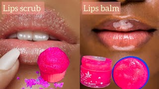 How to make a lips scrub AND lips Balm/moisturizer