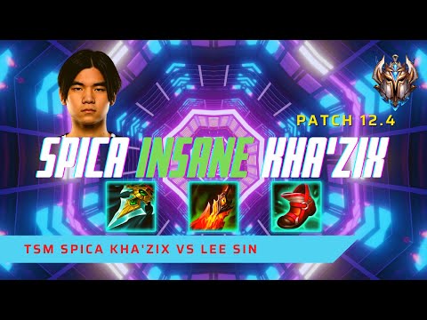 SPICA INSANE KHAZIX! - TSM Spica Plays Kha'Zix Jungle vs Lee Sin! | LoL Patch 12.4