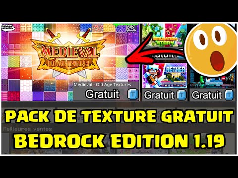 HOW TO GET A FREE TEXTURE PACK ON MINECRAFT BEDROCK 1.19?