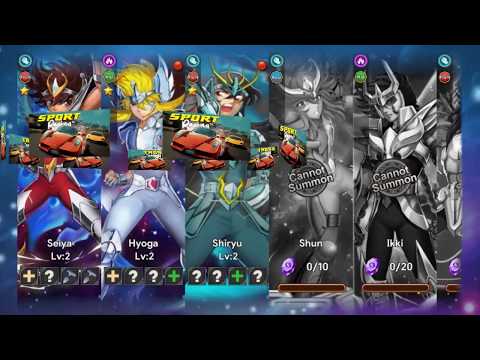 SAINT SEIYA GALAXY SPIRIT GAMEPLAY. First battle
