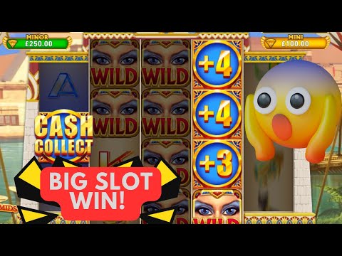 Queen of the Pyramids MEGA Cash Collect! Playtech Big Win!