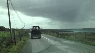 preview picture of video 'American Girl Overtaking Tractor in Ireland'