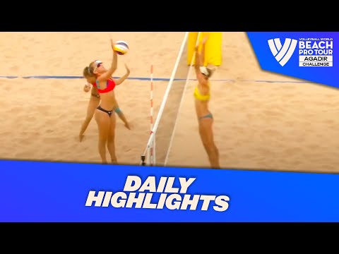 Day 2 Women's Daily Highlights Agadir 2022 #BeachProTour