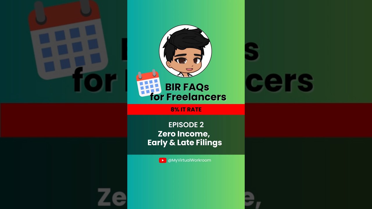 BIR FAQ EP2: ZERO INCOME, EARLY & LATE FILINGS #1701q #1701a #birfiling