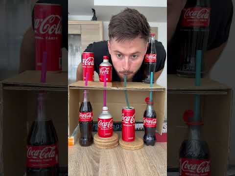 Does Coke taste better from a glass bottle than from a plastic bottle?!