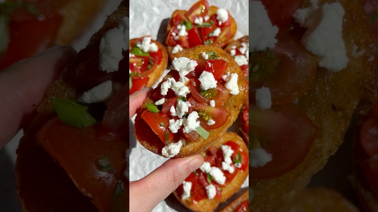 Garlic Confit Bruschetta