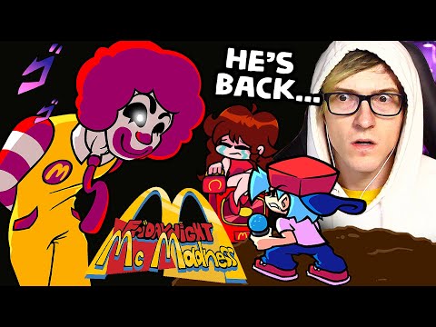 Friday night funkin vs Ronald McDonald is back... - FNF McMadness