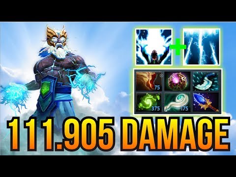 WTF 111,905 DAMAGE - InyourdreaM Zeus Dagon 7 Slot Items Epic Comeback 7.07 | Dota 2