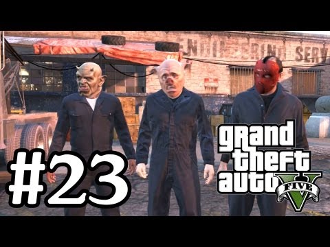 GTA 5 Walkthrough Part 23 - Robbing Dirty Cops - Xbox 360 1080P - Grand Theft Auto V Gameplay