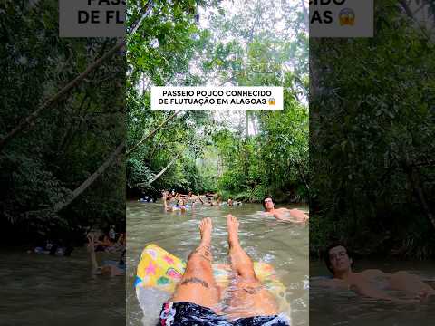 Flutuação no Rio Gelado em Jequiá da Praia, Alagoas! 🍃 #viagem #nordeste #alagoas #maceio #turismo