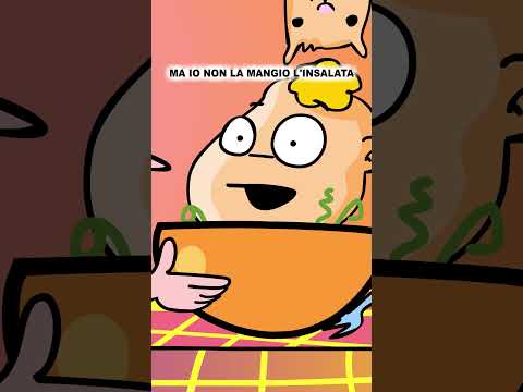 Trovo veramente strano che Leo oggi chieda l'insalata a mamma Romualda