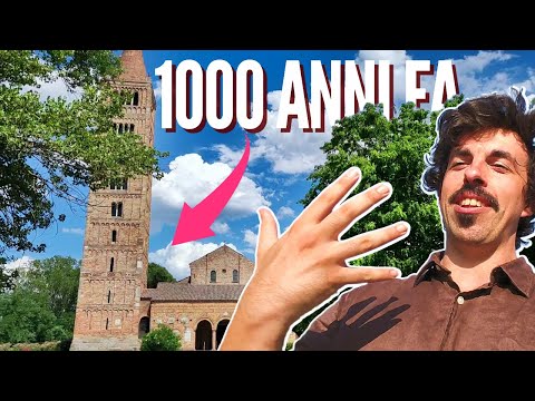 Sono andato all'ABBAZIA di POMPOSA per parlare di GUIDO D'AREZZO e di MUSICA MEDIEVALE