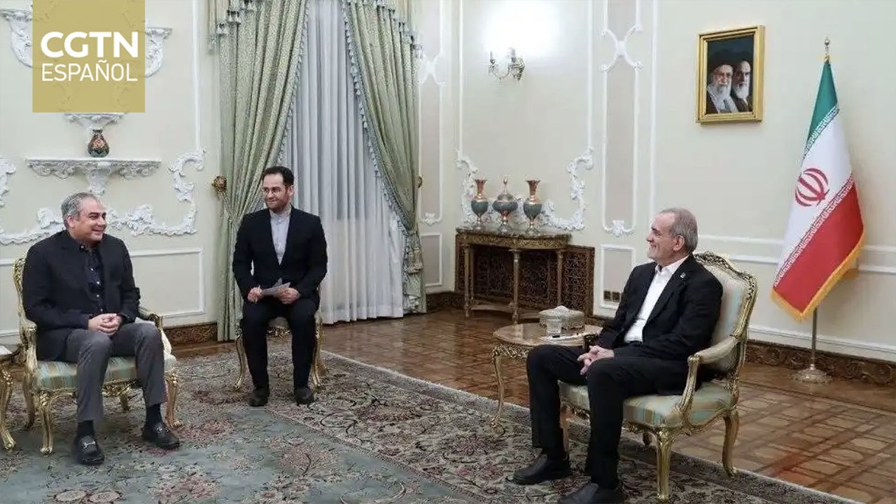 El presidente iraní, Masud Pezeshkián, se reúne con ministro del Interior de