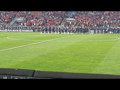 El himno más lindo del Mundo 💗🇨🇱 / Clasificatorias Qatar 2022 / Chile VS Ecuador 🇨🇱⚽🇪🇨