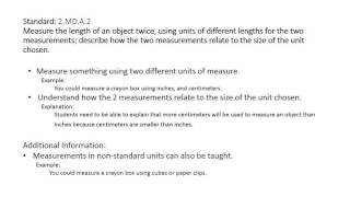 2MDA1  A2  A3  A4 2nd Grade Math Measurement Common Core