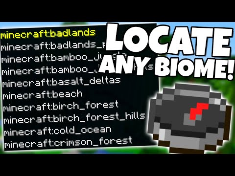 Stuff of Legends - How to Use the LOCATE BIOME COMMAND! - Minecraft 1.16 Update