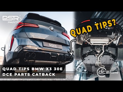 DCE Parts World's First Plug and Play Exhaust for the BMW X3 30e - Full Catback Valved Rear Muffler