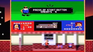 Bonanza Bros on Mega Drive. Gameplay & Commentary