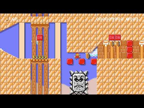 Super Mario Maker 2 [20 sec.] Desert Temple Dash!