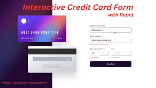 Download the video "Mastering Interactive Credit Card Forms with React & Tailwind CSS | Step-by-Step Tutorial"