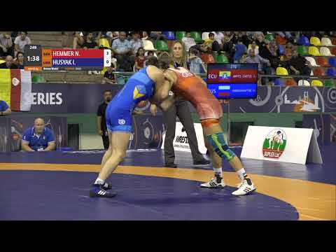 BRONZE WW - 53 kg: N. HEMMER (GER) v. I. HUSYAK (UKR)