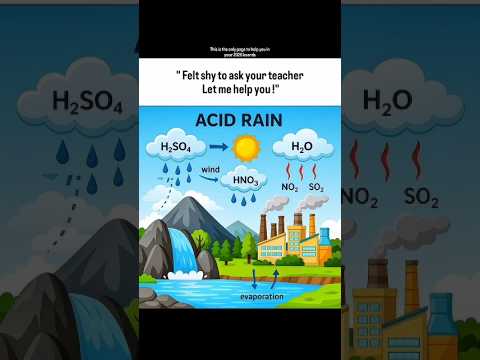 "Why This Rain is Dangerous for Earth 🌍💀 | Acid Rain Facts"#viral #shorts #study