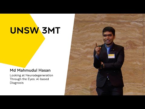 UNSW 3MT 2022 - Looking at Neurodegeneration Through the Eyes: AI-based Diagnosis